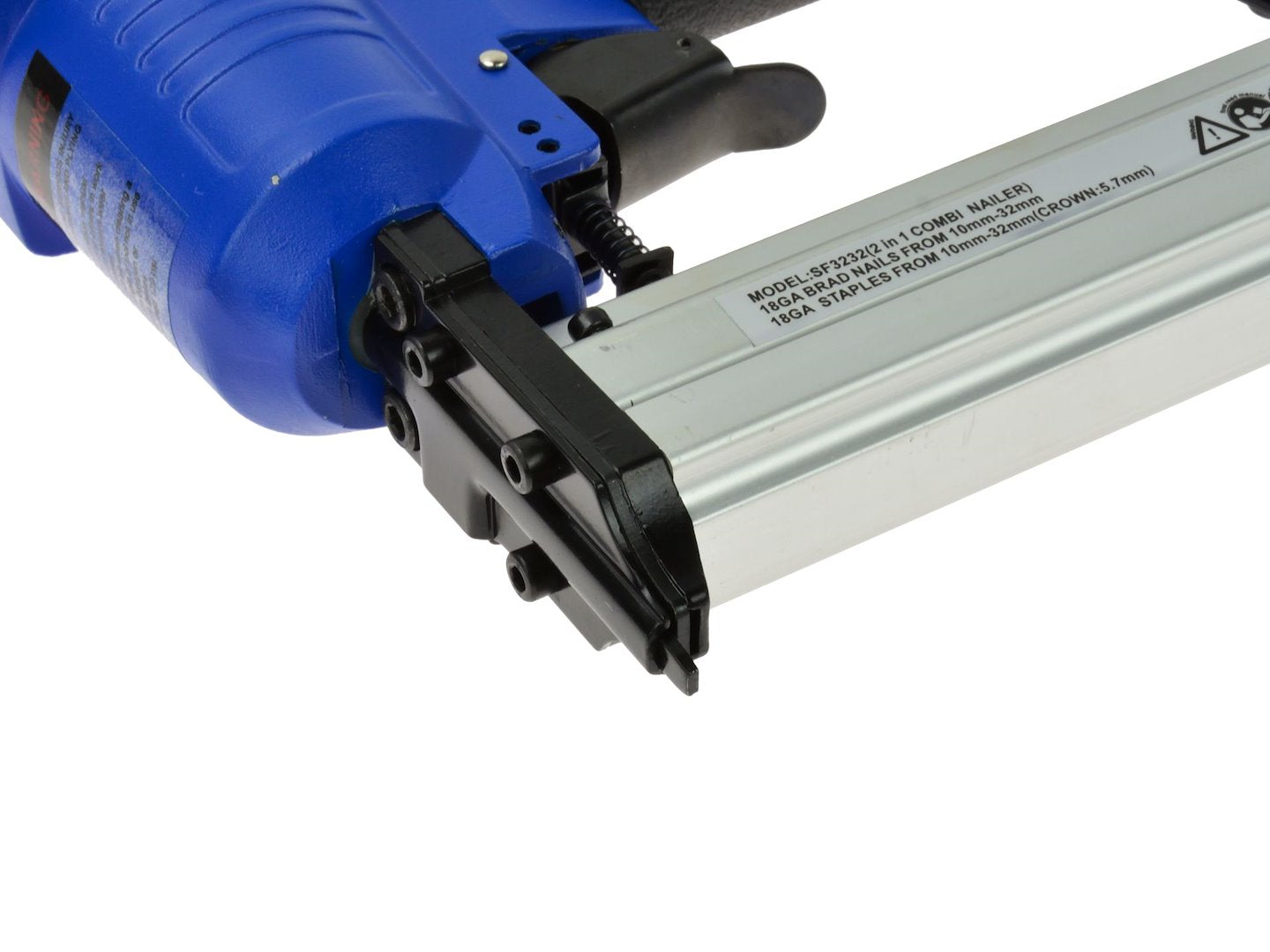 Пневматичен такер 2 в 1 за пирони и скоби GEKO