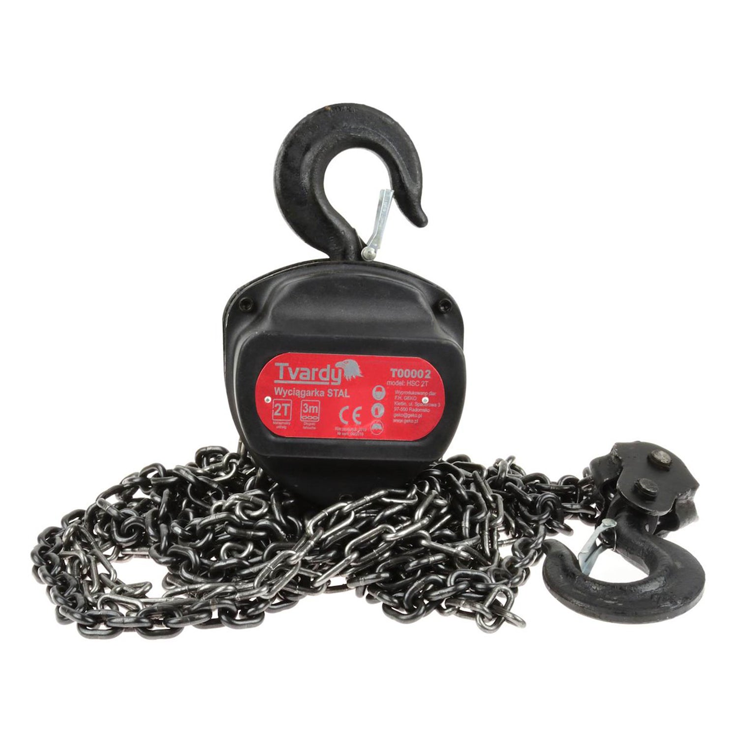 Верижна макара 2 т 3 м TVARDY