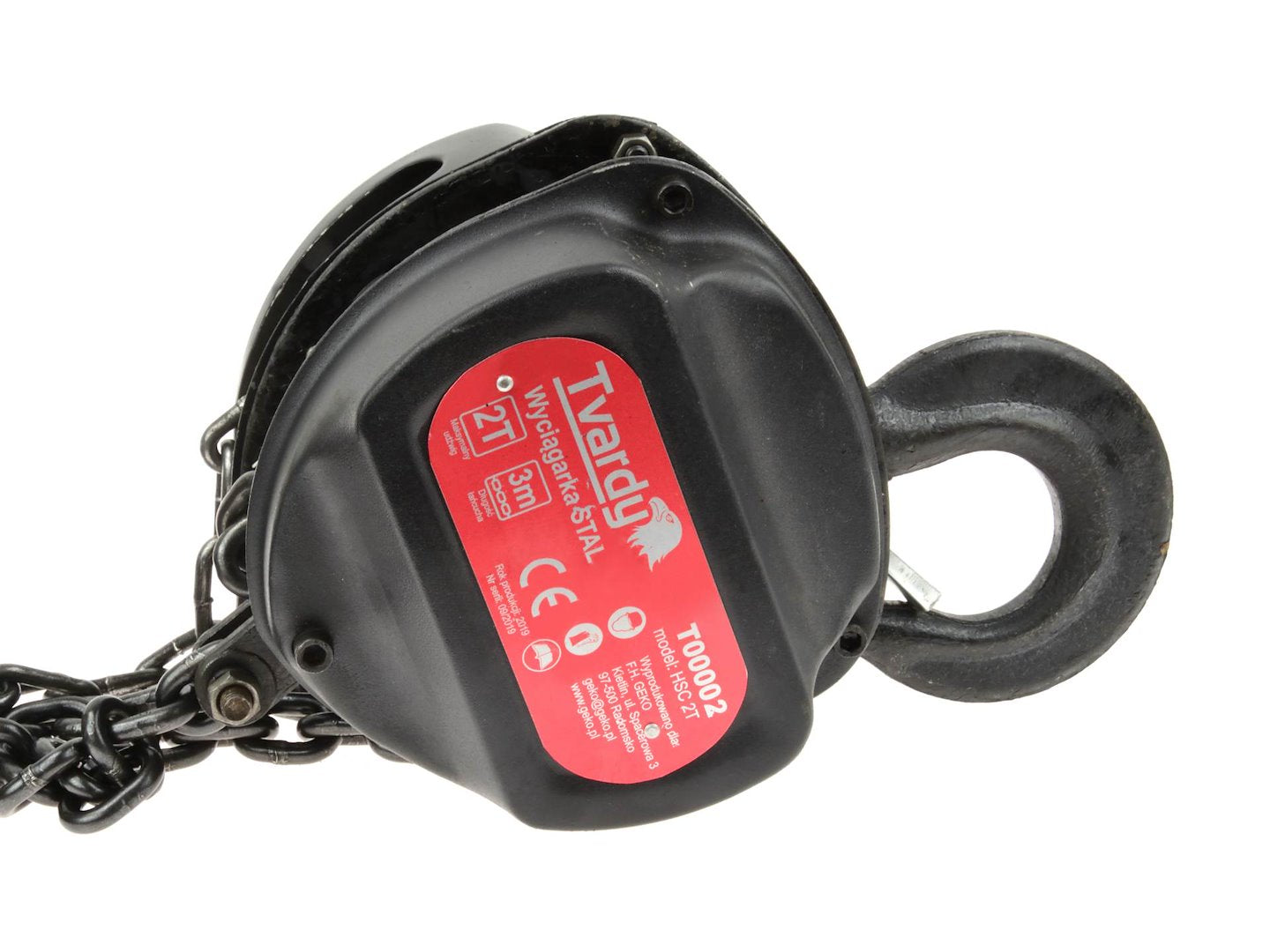 Верижна макара 2 т 3 м TVARDY