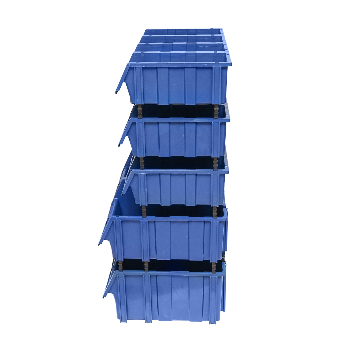Стойка с 16 кутии за съхранение/организация, синя пластмасова кутия, 680x510x1100мм