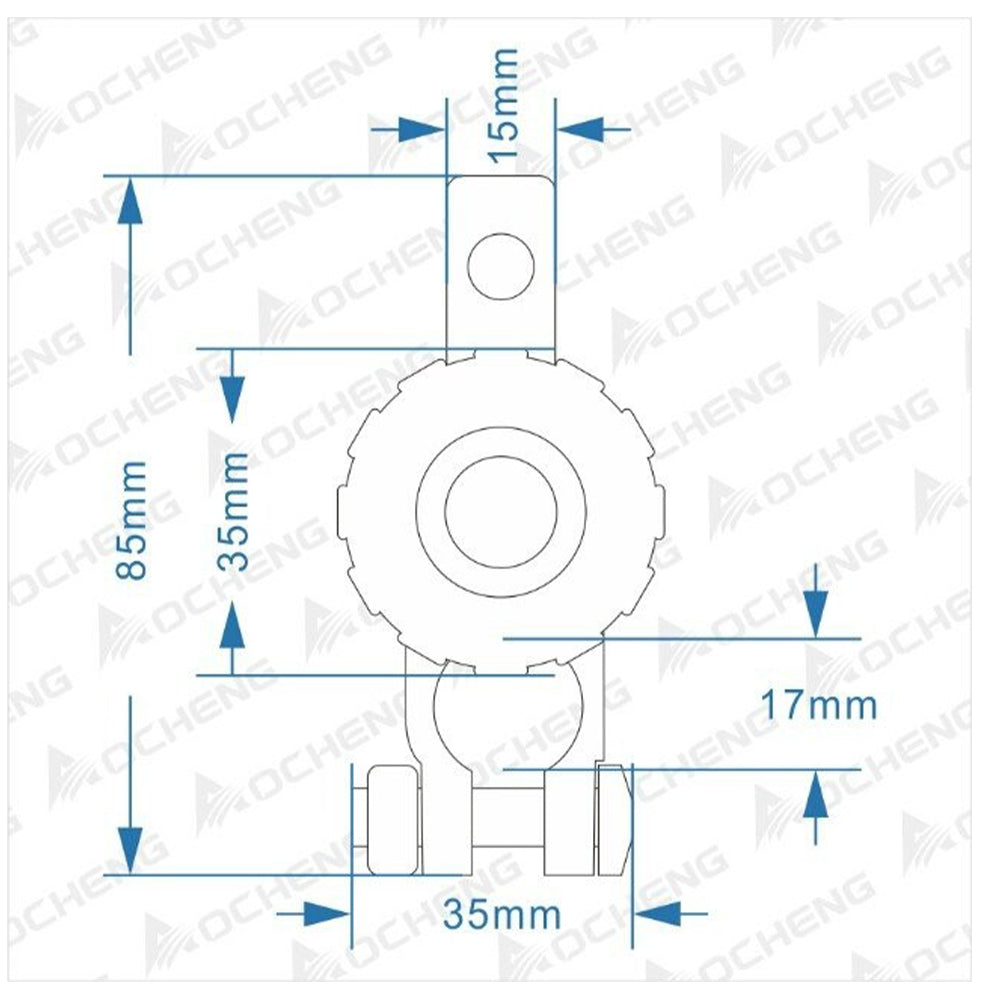 Универсална скоба за автомобилен акумулатор с бърза връзка