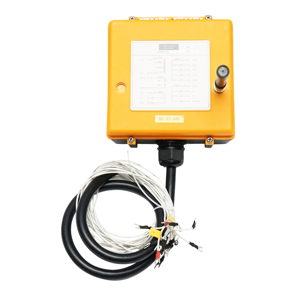 Безжично индустриално дистанционно с 8 механизма DC 12V/24V и защита от вода Breckner Germany