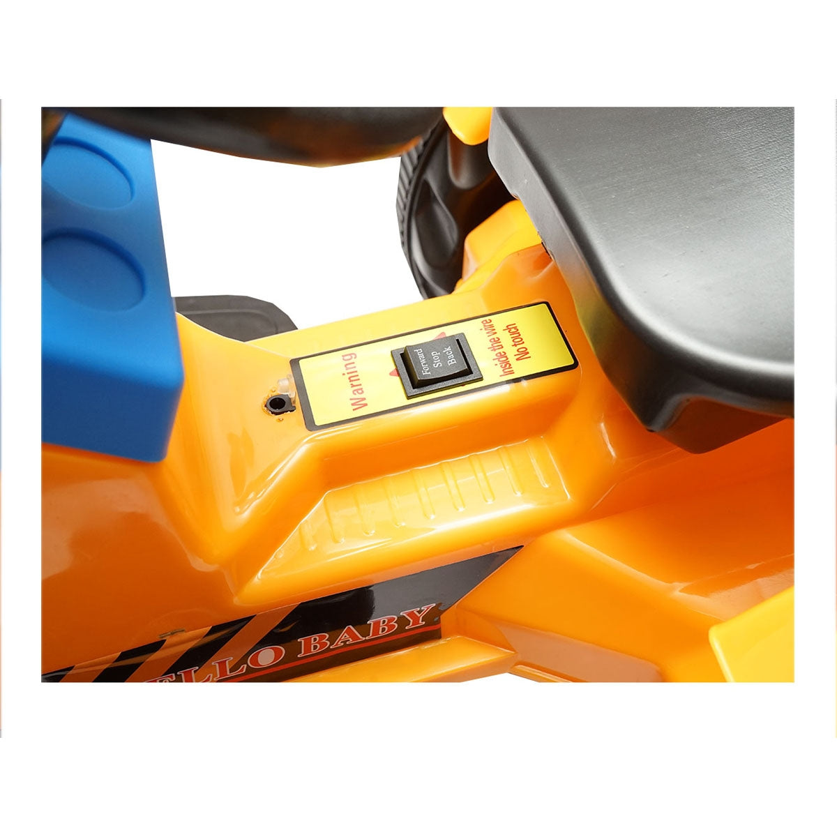 Багер, електрическа количка на батерии за деца от 3 до 6 години Hello Baby