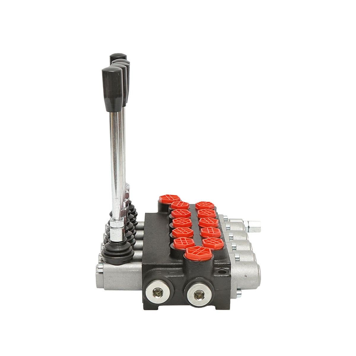 Хидравличен разпределител с 5 лоста дебит 40L/min с включен лост и редуктор -15 /+80 Breckner Germany