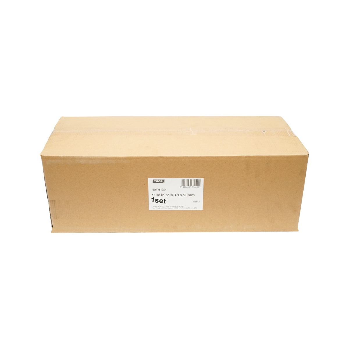 Комплект 4500 пирона на барабан/ролка, с пръстени 3.1x90мм, 225 бр./ролка