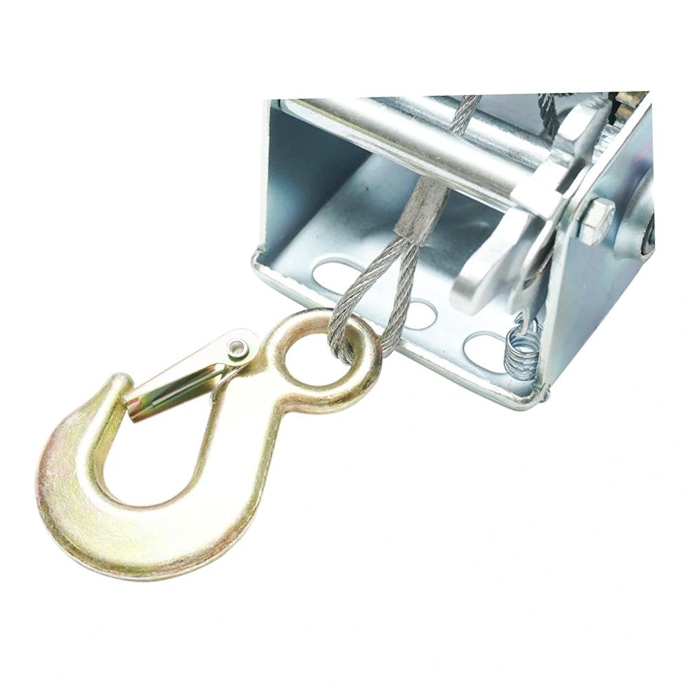 Ръчна лебедка със стоманен кабел 8 м 350 кг