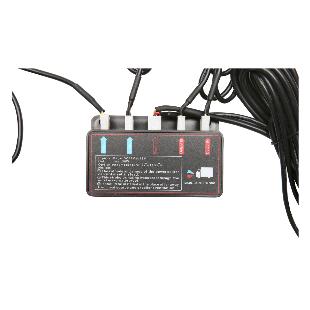 Комплект 8 стробоскопа с 4 LED, жълта светлина 12V Breckner Germany