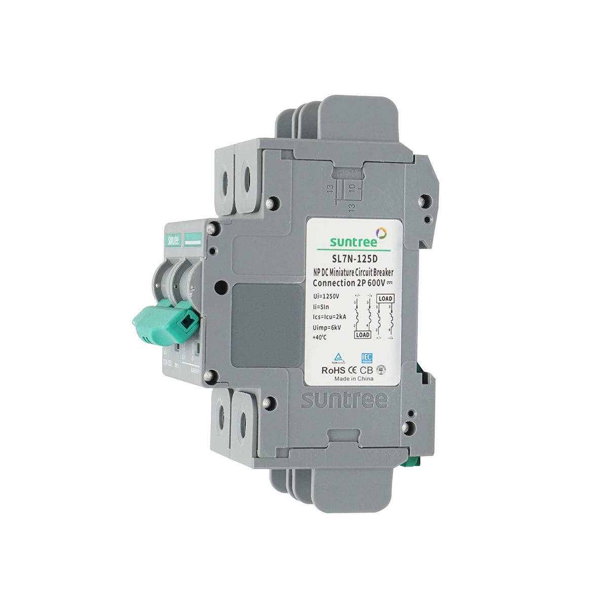 Автоматичен предпазител за соларни панели 2P, 100A 600VAC Suntree