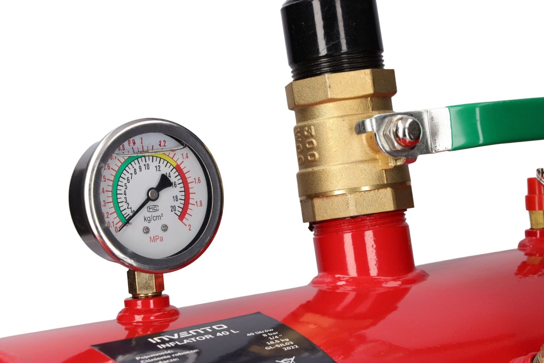 Бутилка за шоково помпане на гуми 30 л