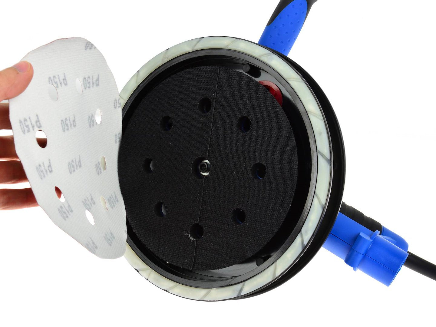 Електрическа шлифовъчна машина за стени с LED осветление 190 мм 800 W