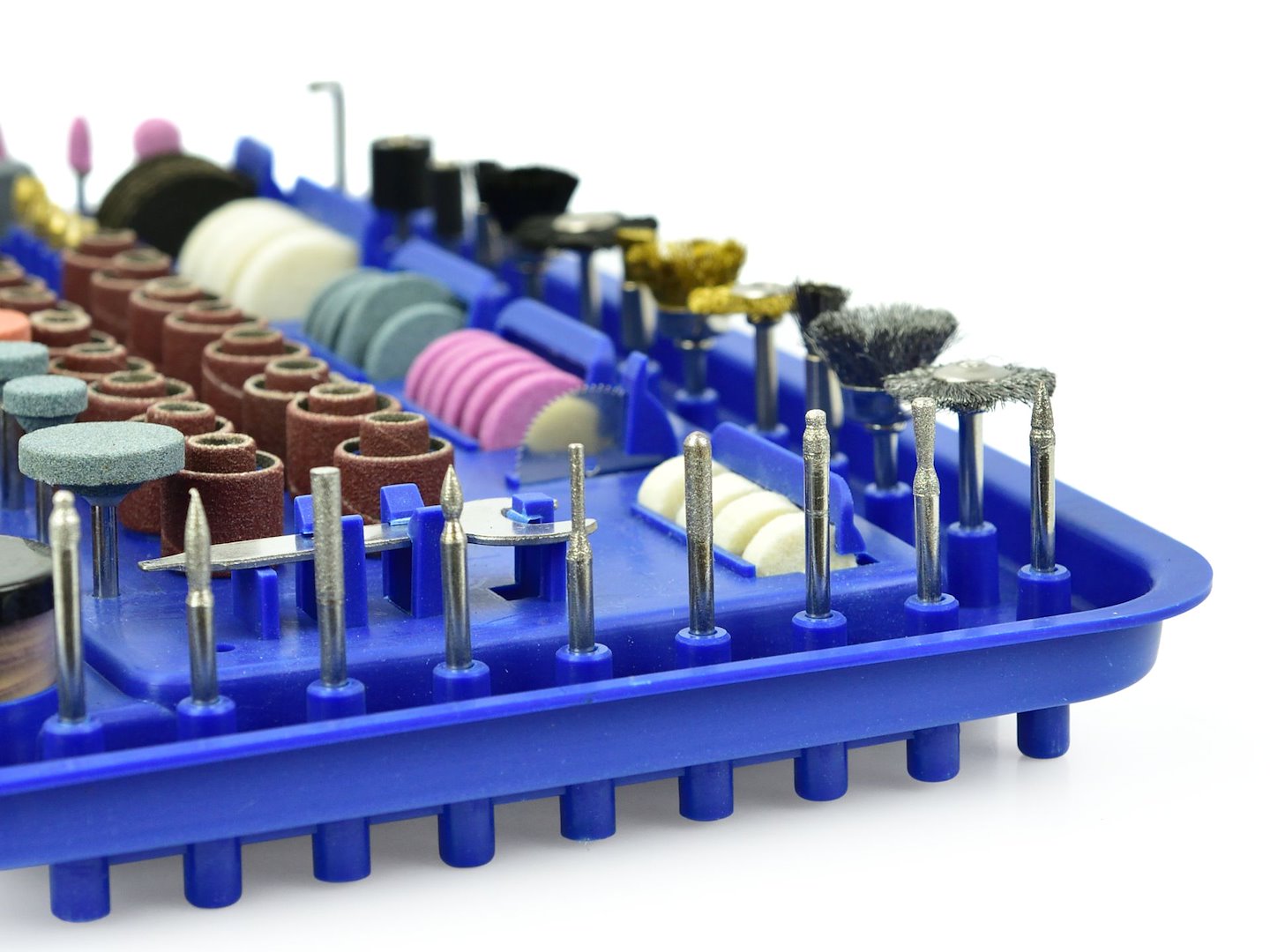 Комплект мини шлифовъчна машина с аксесоари 222 части 220V GEKO