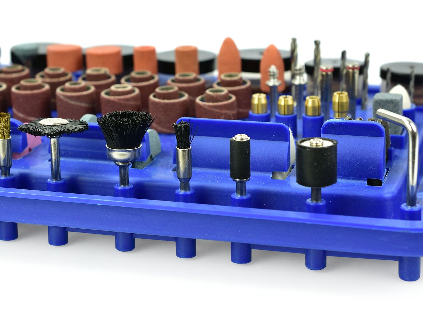 Комплект мини шлифовъчна машина с аксесоари 222 части 220V GEKO