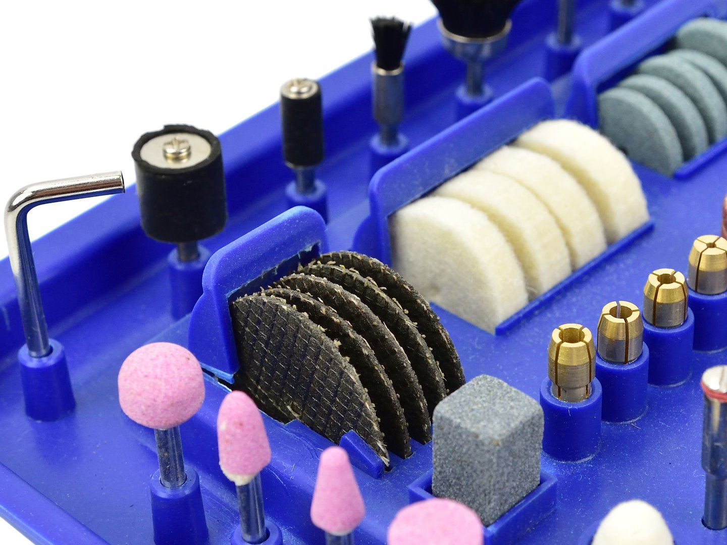 Комплект мини шлифовъчна машина с аксесоари 222 части 220V GEKO