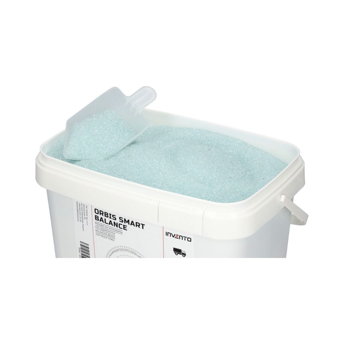 Прахови гранули за балансиране на гуми на камиони 8 кг