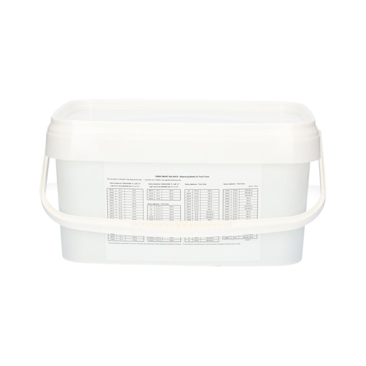 Прахови гранули за балансиране на гуми на камиони 8 кг