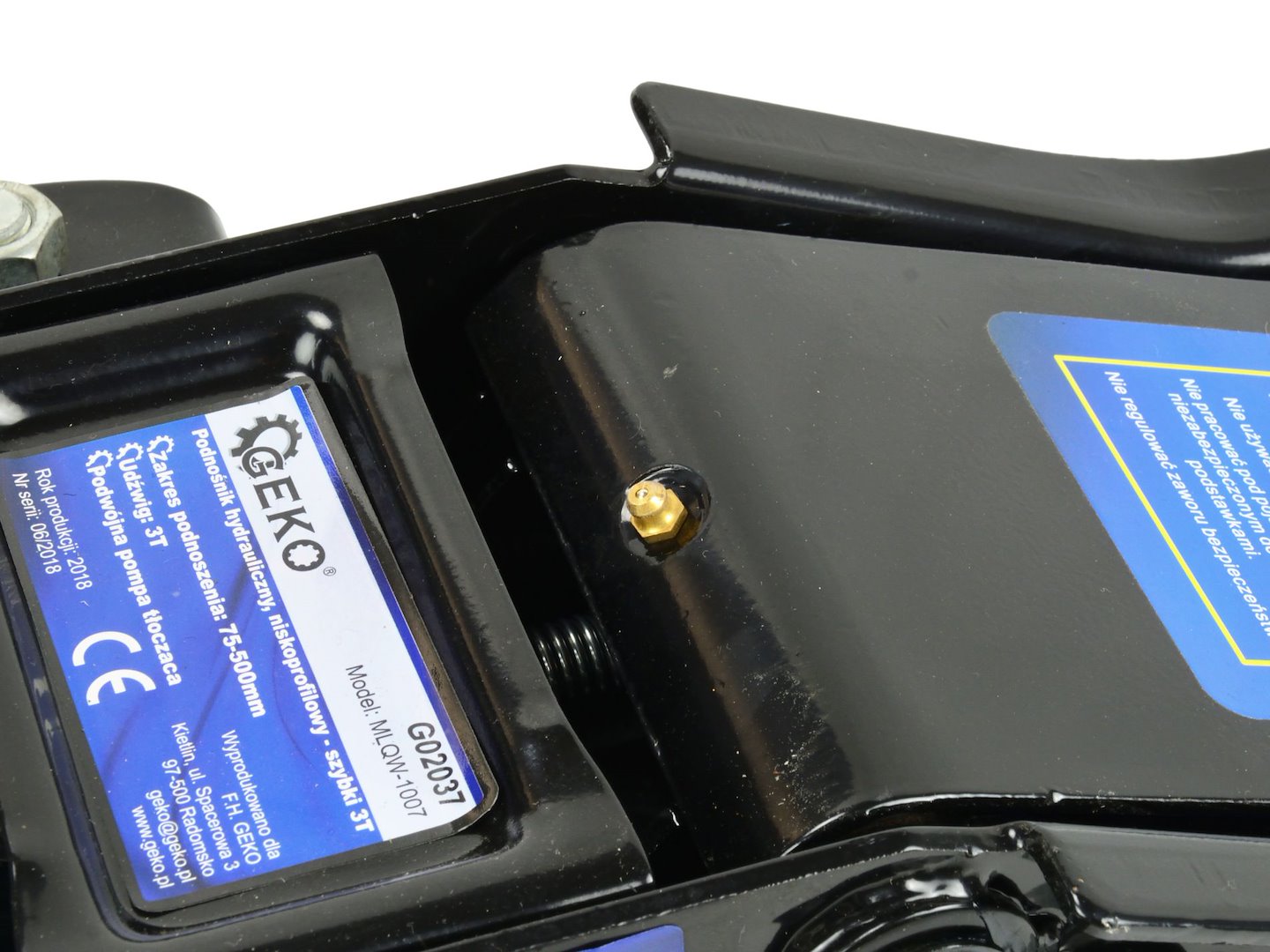 Хидравличен крик тип крокодил, нисък 3 т 75-500 мм GEKO