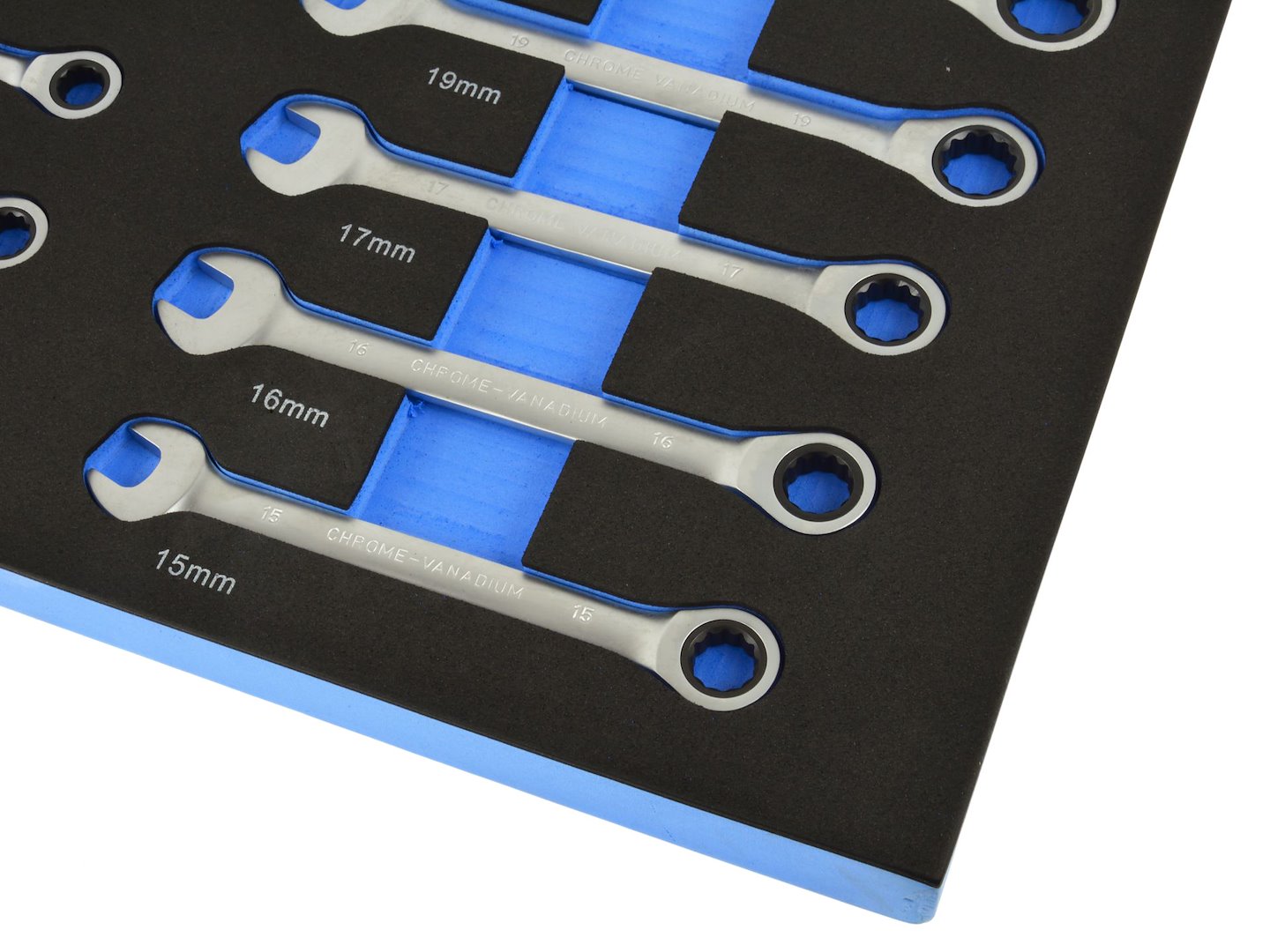 Модул за шкаф с комбинирани ключове с тресчотка 8-22 мм 13 бр. GEKO