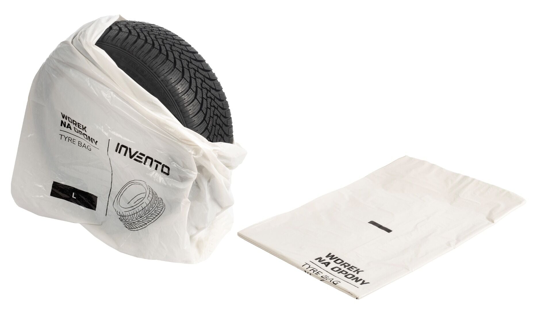 Комплект 10 издръжливи торби за гуми, размер L 1000х1000 мм