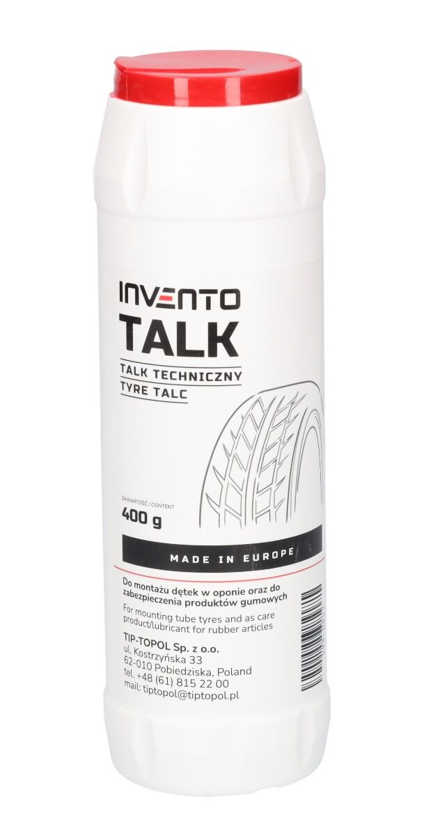 Пудра талк за гуми 400 г INVENTO