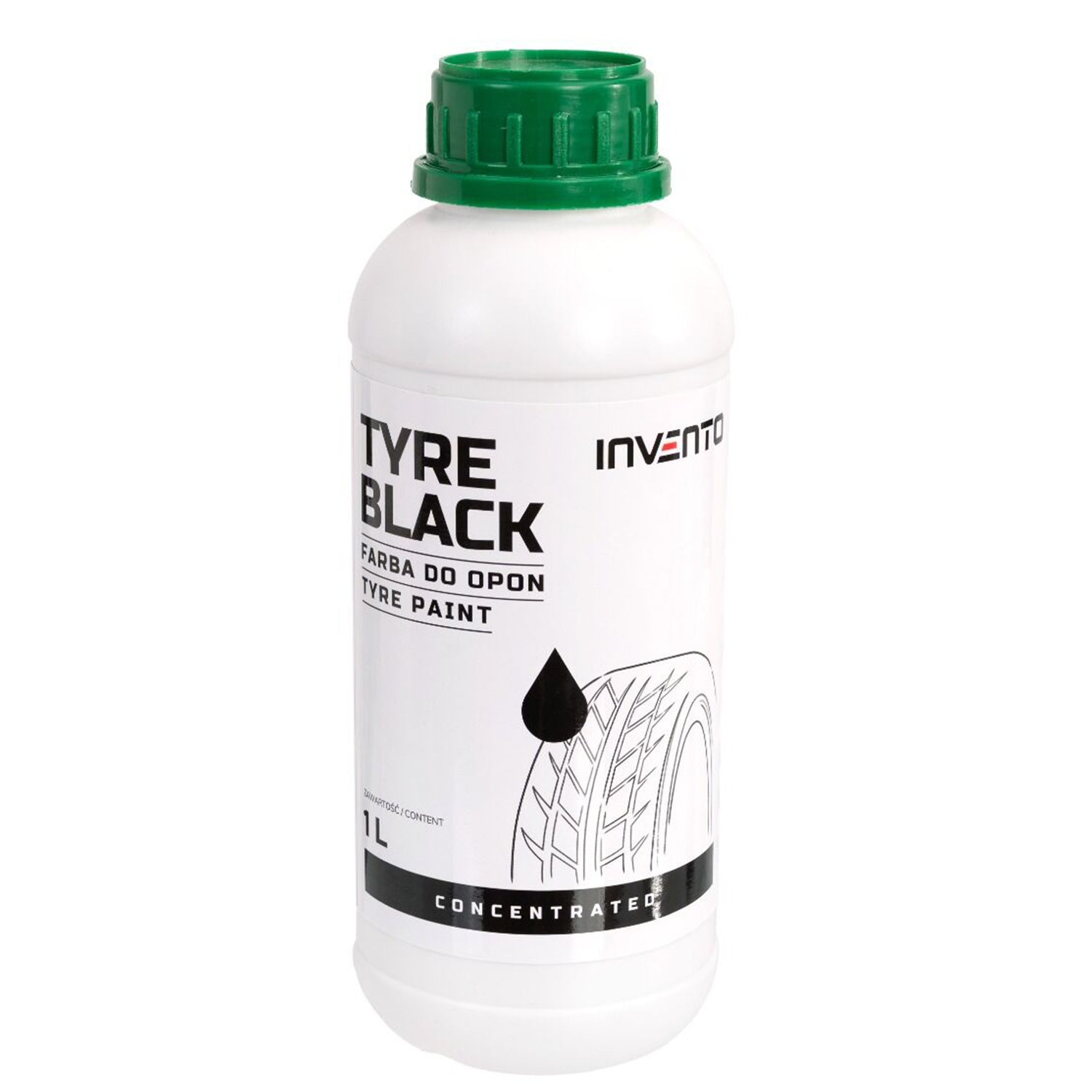 Боя за гуми BLACK TYRE 1 л INVENTO