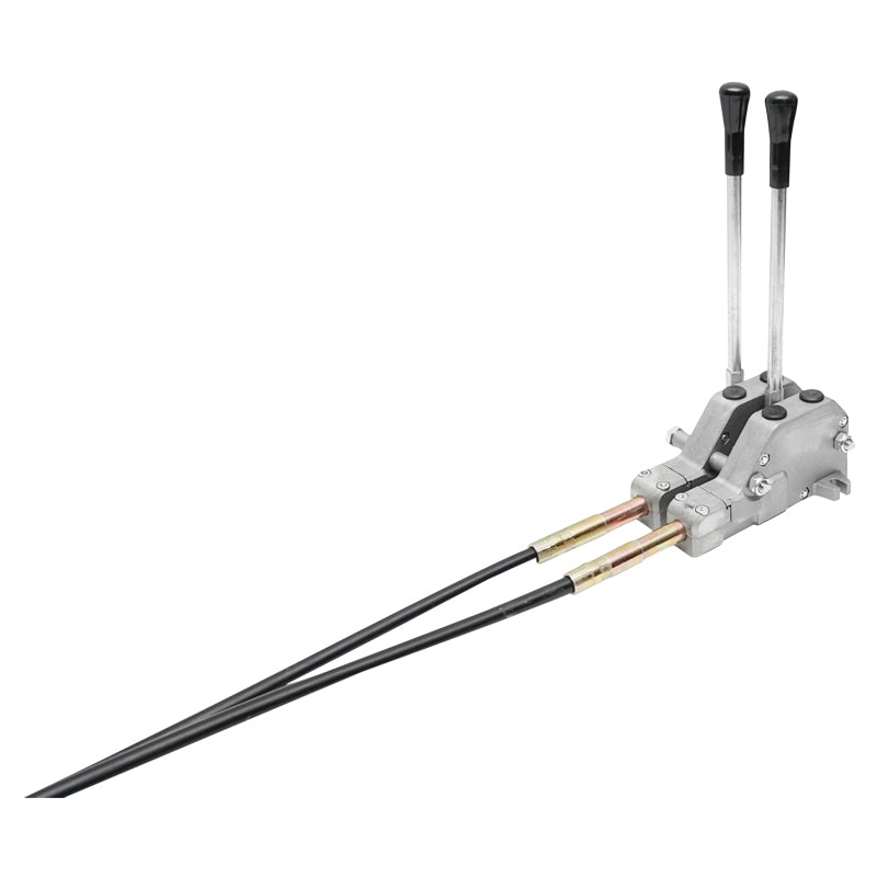 Хидравличен разпределител с 2 лоста, дължина на кабела 2.5 м налягане 250 bar дебит 80L/min Breckner Germany