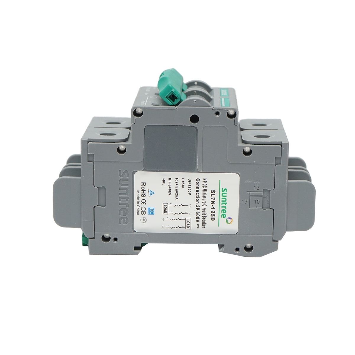 Автоматичен предпазител за соларни панели 2P, 125A 600VAC Suntree