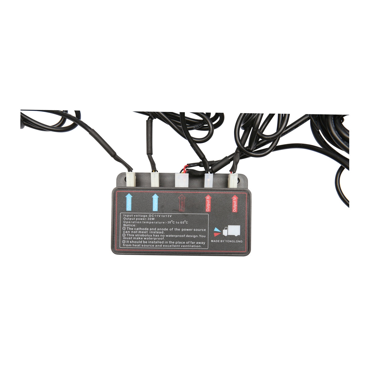 Комплект 8 стробоскопа с 2 LED, жълта светлина 12V Breckner Germany