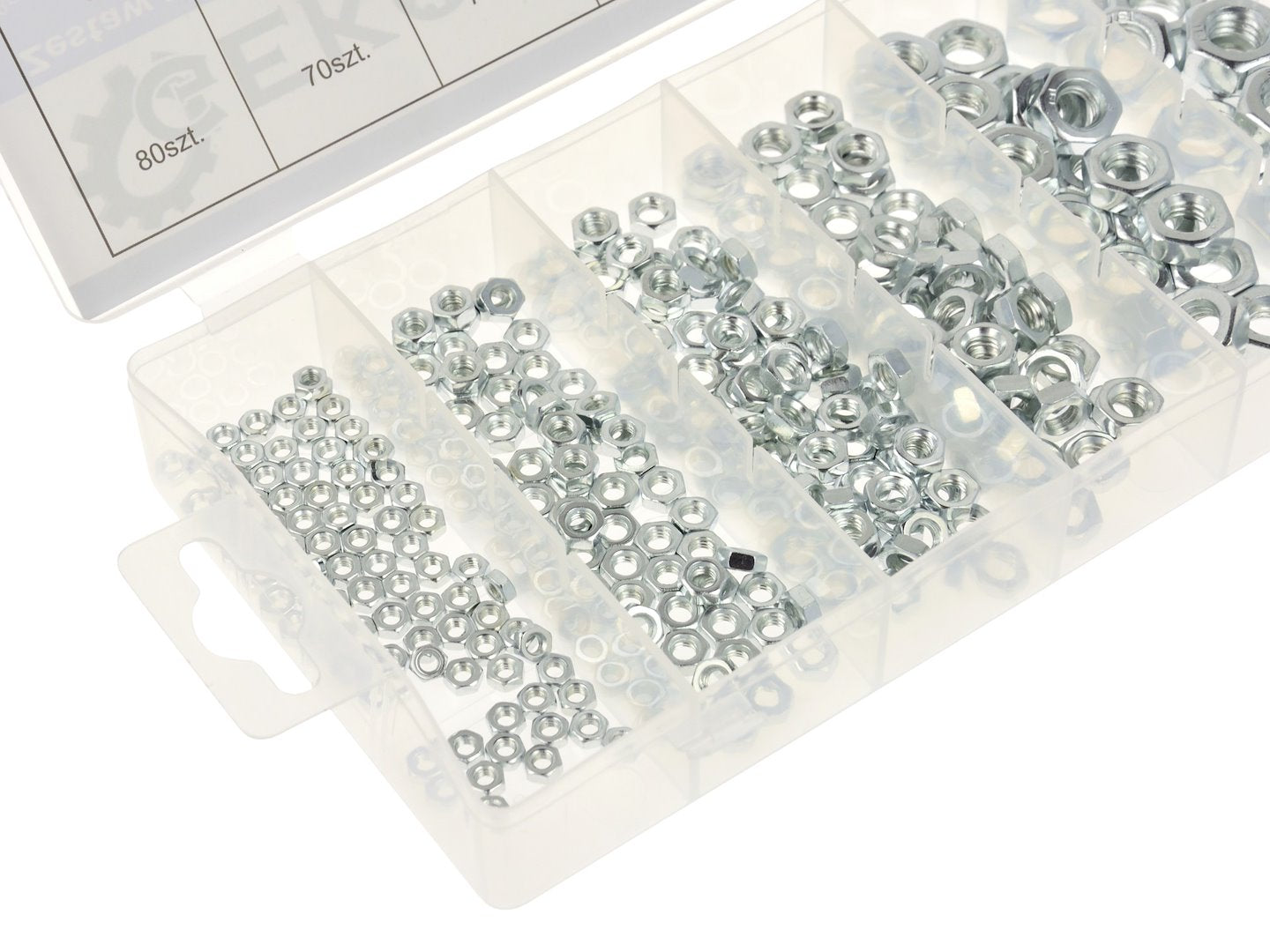 Комплект гайки от неръждаема стомана 300 бр. GEKO