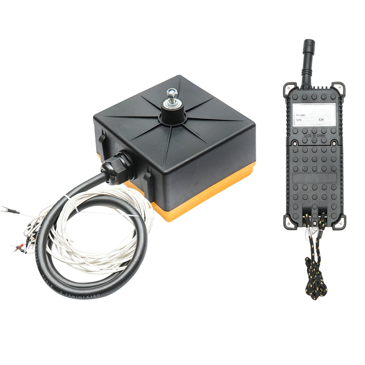 Безжично индустриално дистанционно с 8 механизма DC 12V/24V и защита от вода Breckner Germany