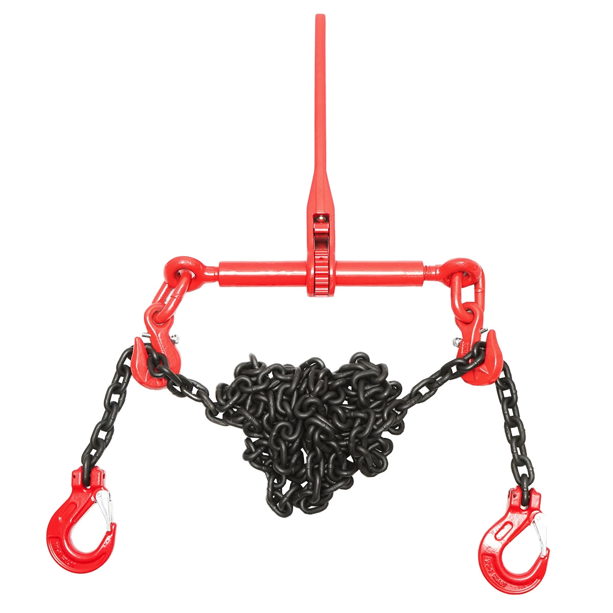 Анкерна верига за тежки машини с тресчотка, поддържано тегло 4т, дължина на веригата 4м, дебелина на веригата 8мм