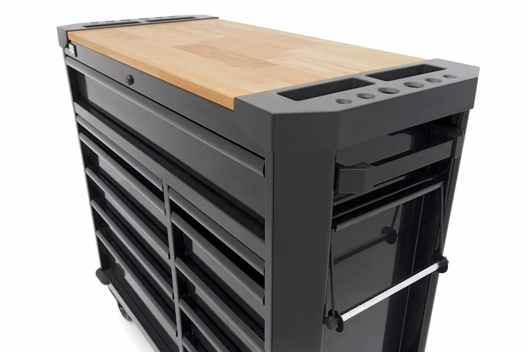 Шкаф за инструменти с 11 чекмеджета и работен плот 109 см HBM MACHINES