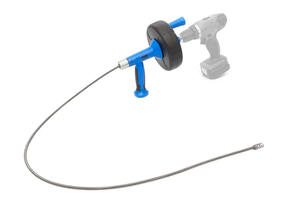 Спирала за отпушване 7.5 м, съвместима с бормашина, за тръби 30-50 мм, идеална за мивки, канали и тръби HBM Холандия