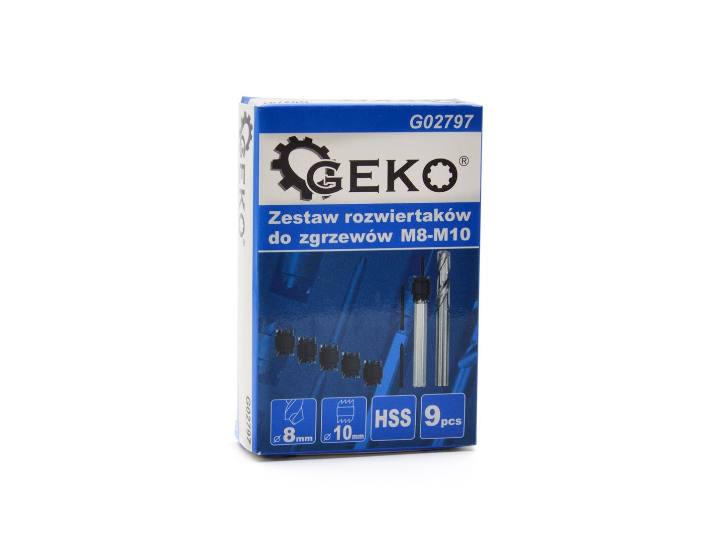 Комплект свредла за точково заваряване M8-M10 9 части GEKO