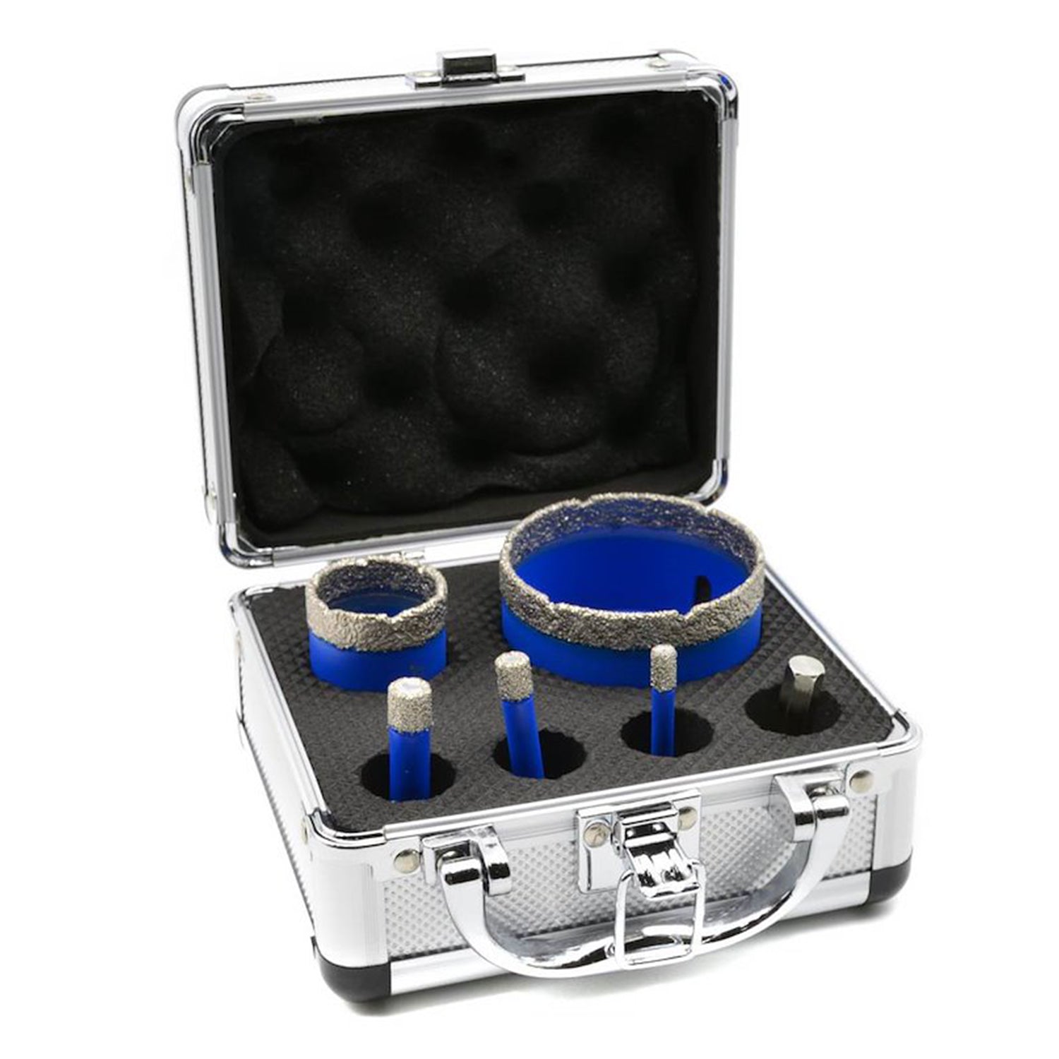 Комплект 6 диамантени боркорони за плочки и керамика 6-68 мм - GEKO