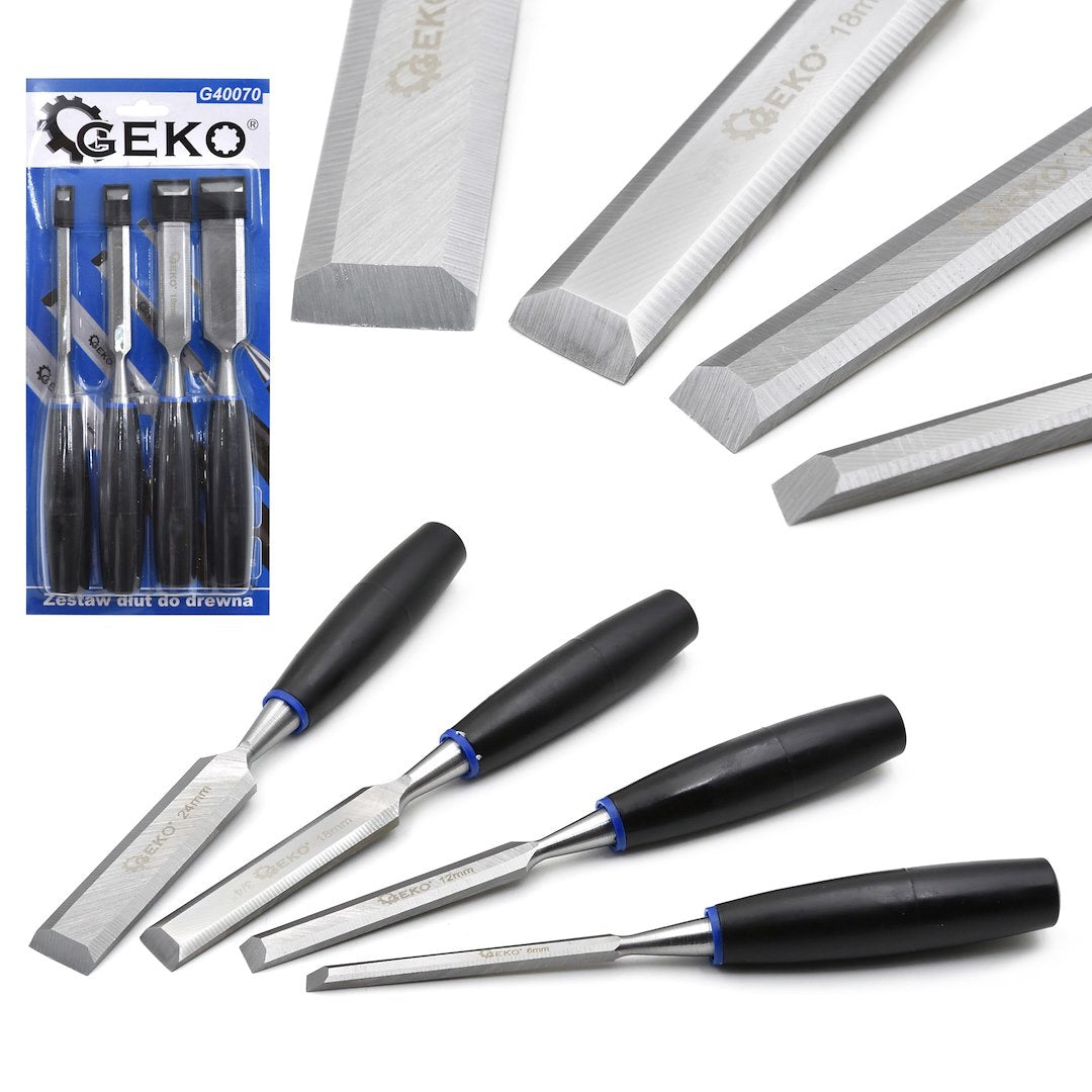 Комплект 4 длета за дърво 6-24 мм