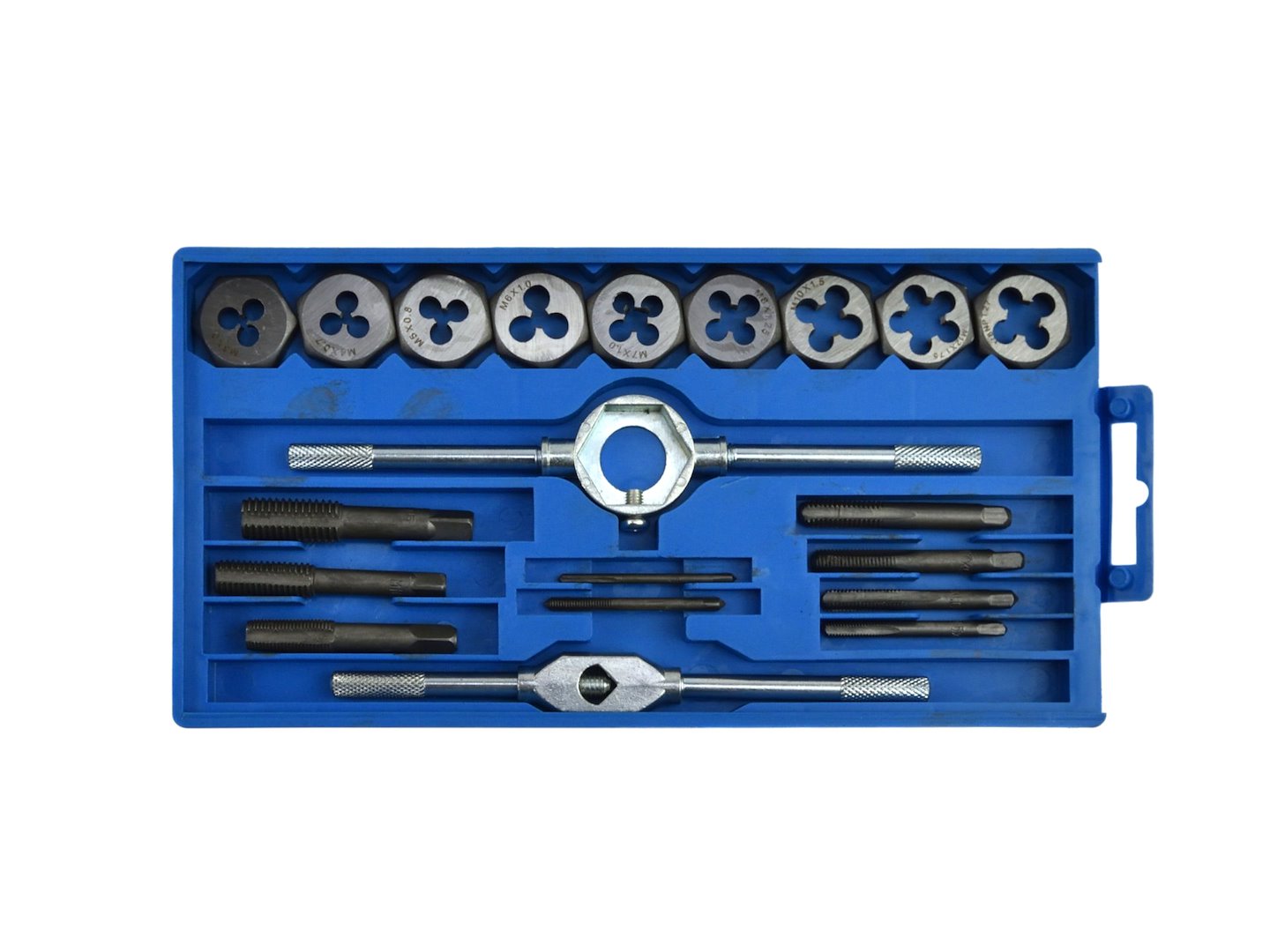 Комплект метчици и плашки KELTIN 20 броя, метрична резба М3-М12