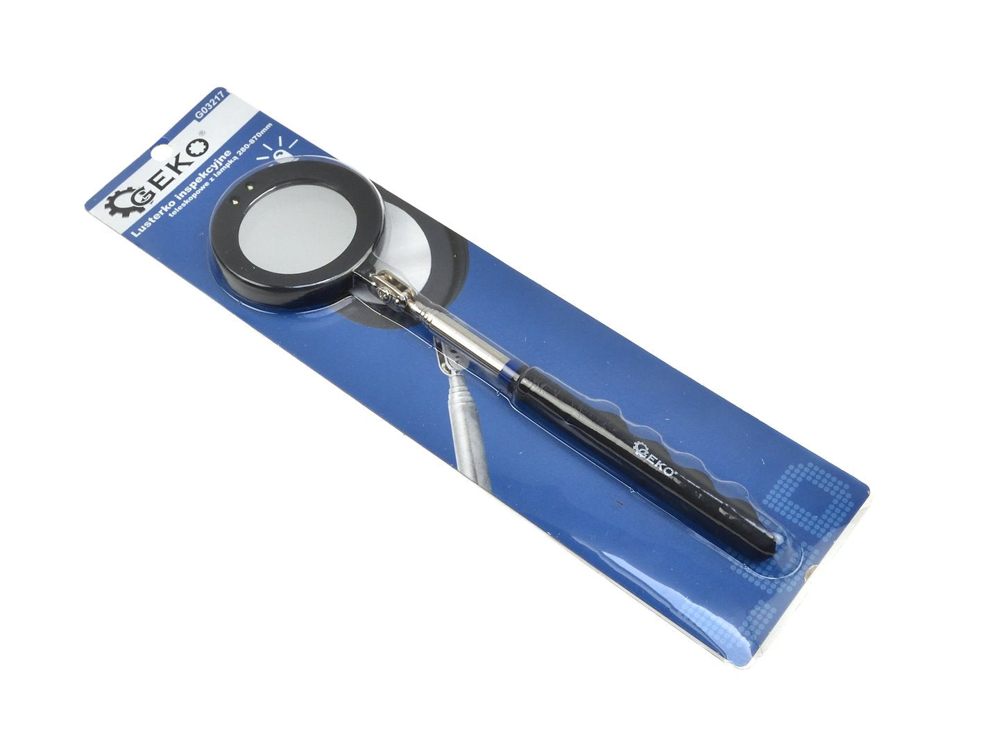 Телескопично огледало за инспекция с LED 265-920 мм - GEKO