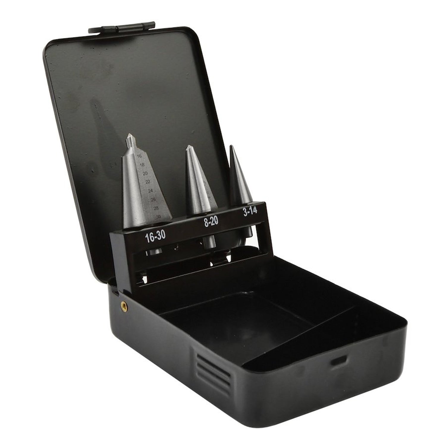 Комплект 3 стъпаловидни свредла 3-30 мм GEKO