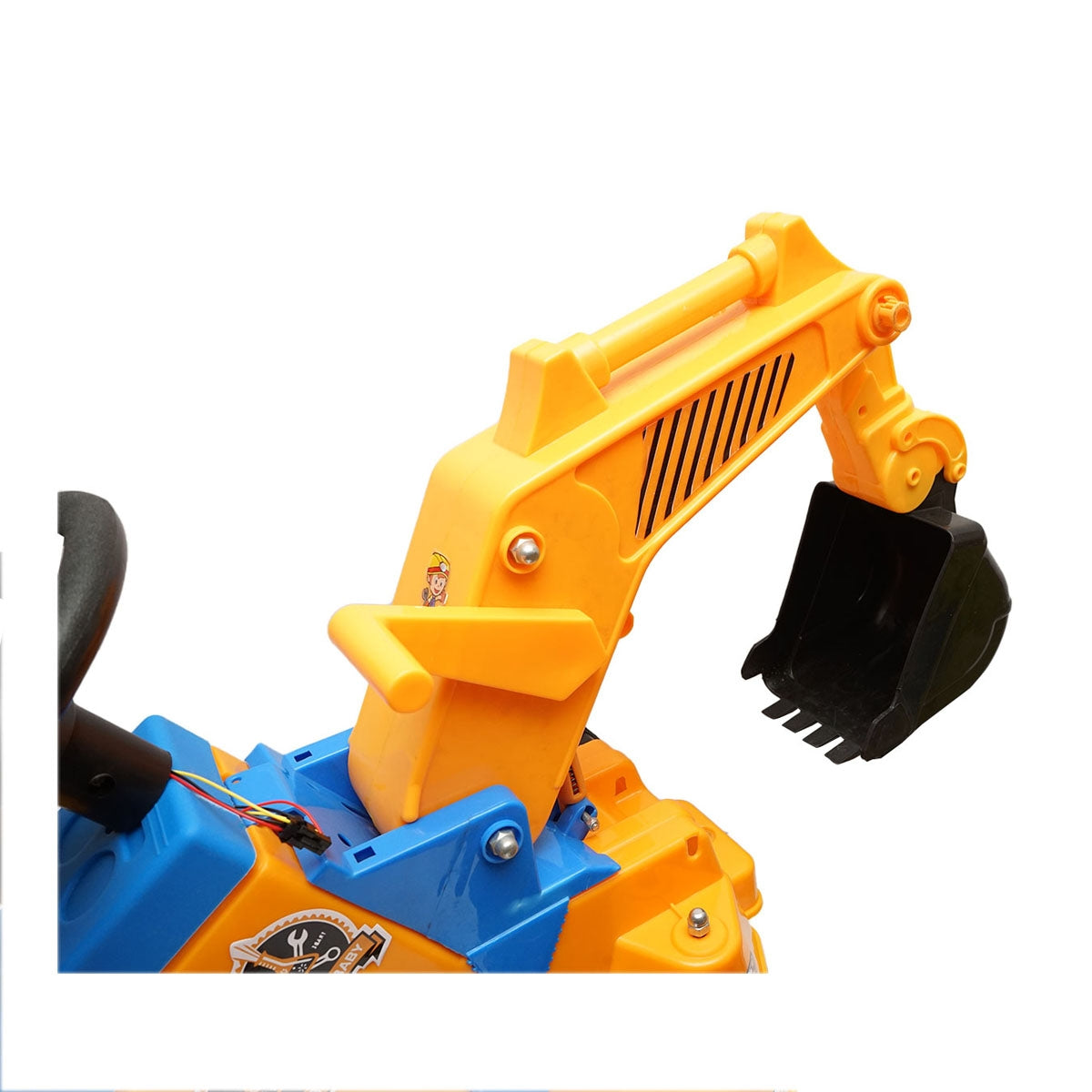 Багер, електрическа количка на батерии за деца от 3 до 6 години Hello Baby