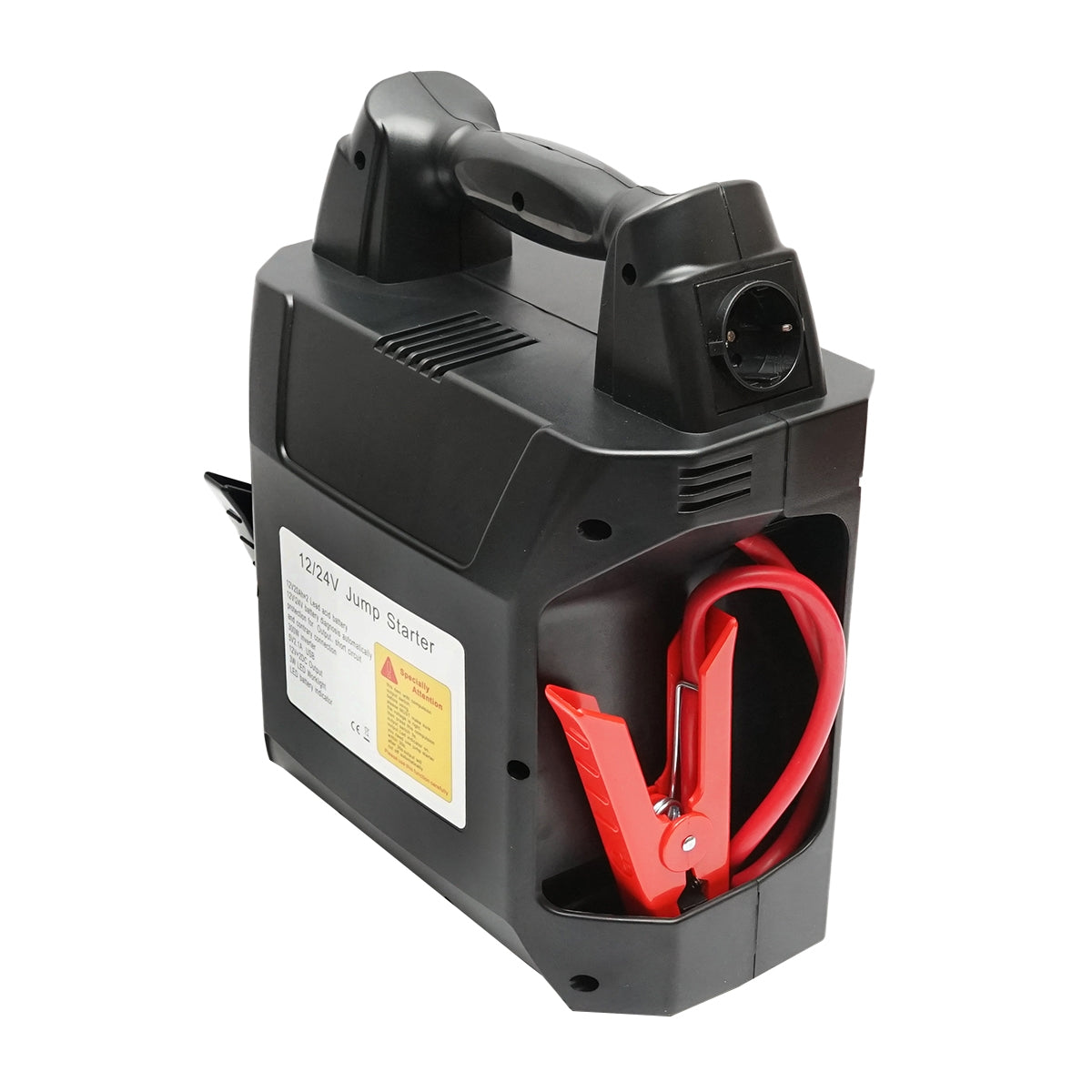 Преносим стартов робот с 5 функции 12/24V 300W 600-3000A, включена батерия, 3W LED лампа и 1xUSB 5V/2.1A