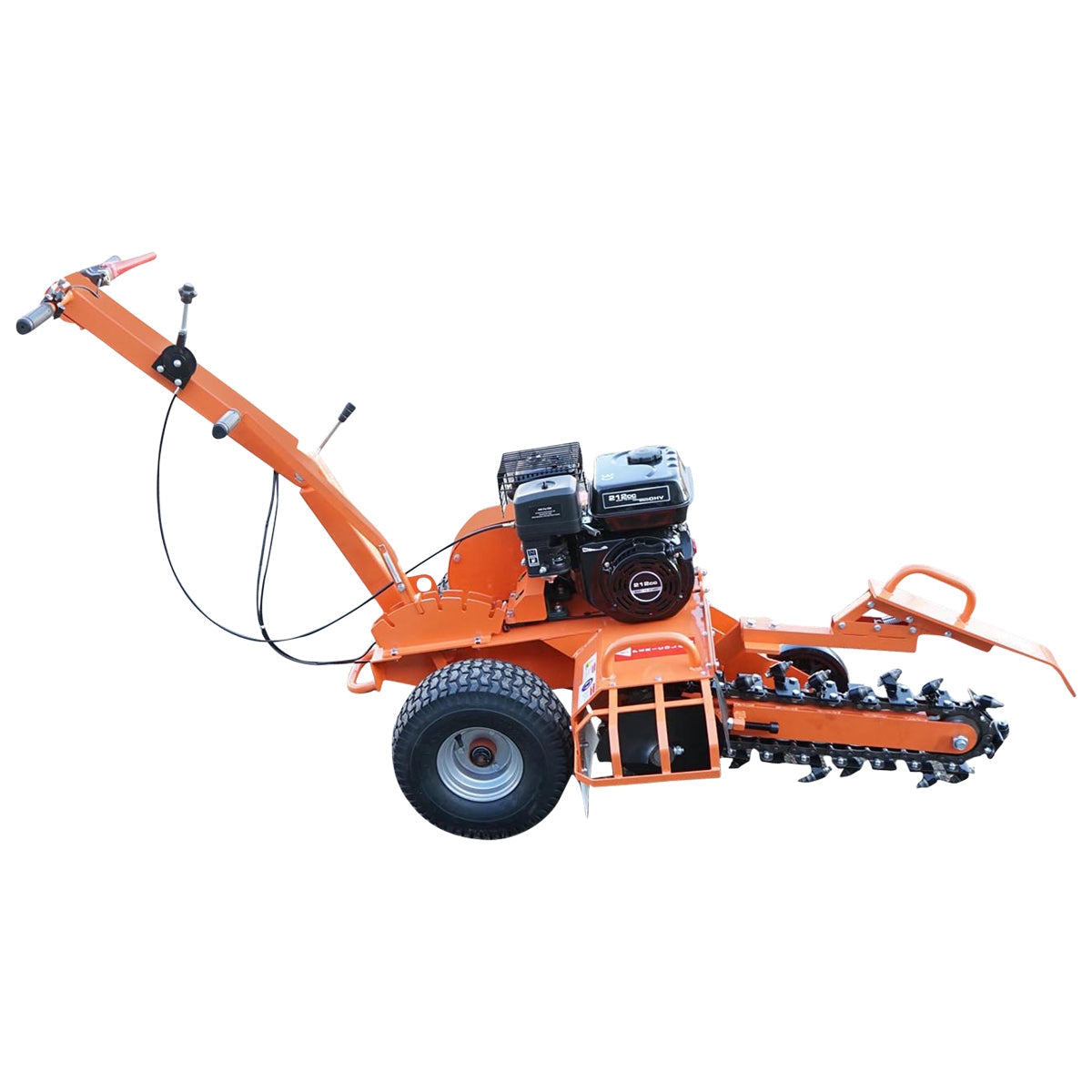 Машина за копаене на канали 7 CP работна ширина 100мм дълбочина 450мм Thor