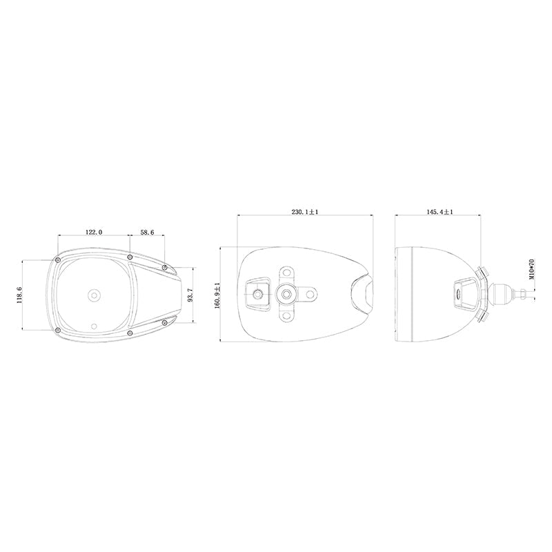 Комплект лампи тип фар със сигнализация, десен и ляв 12V Breckner Germany