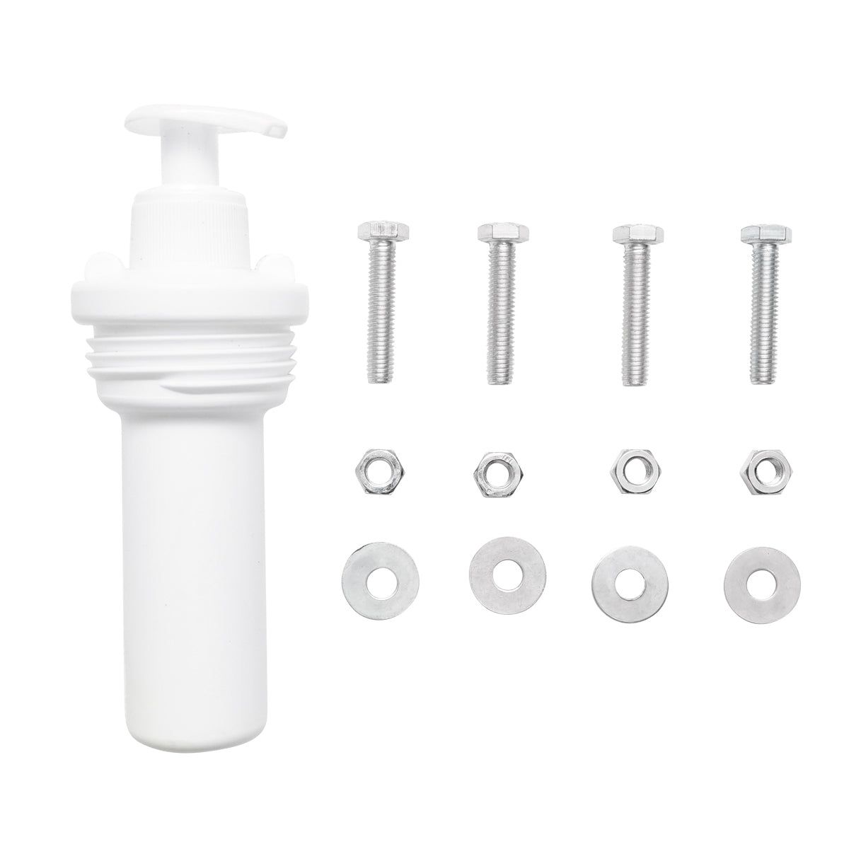 Резервоар за вода 50 л с кран и дозатор за сапун 250 мл черна пластмаса 420x440х400 мм