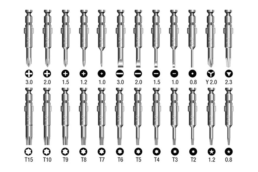 Комплект прецизна отвертка с битове 25 части GEKO