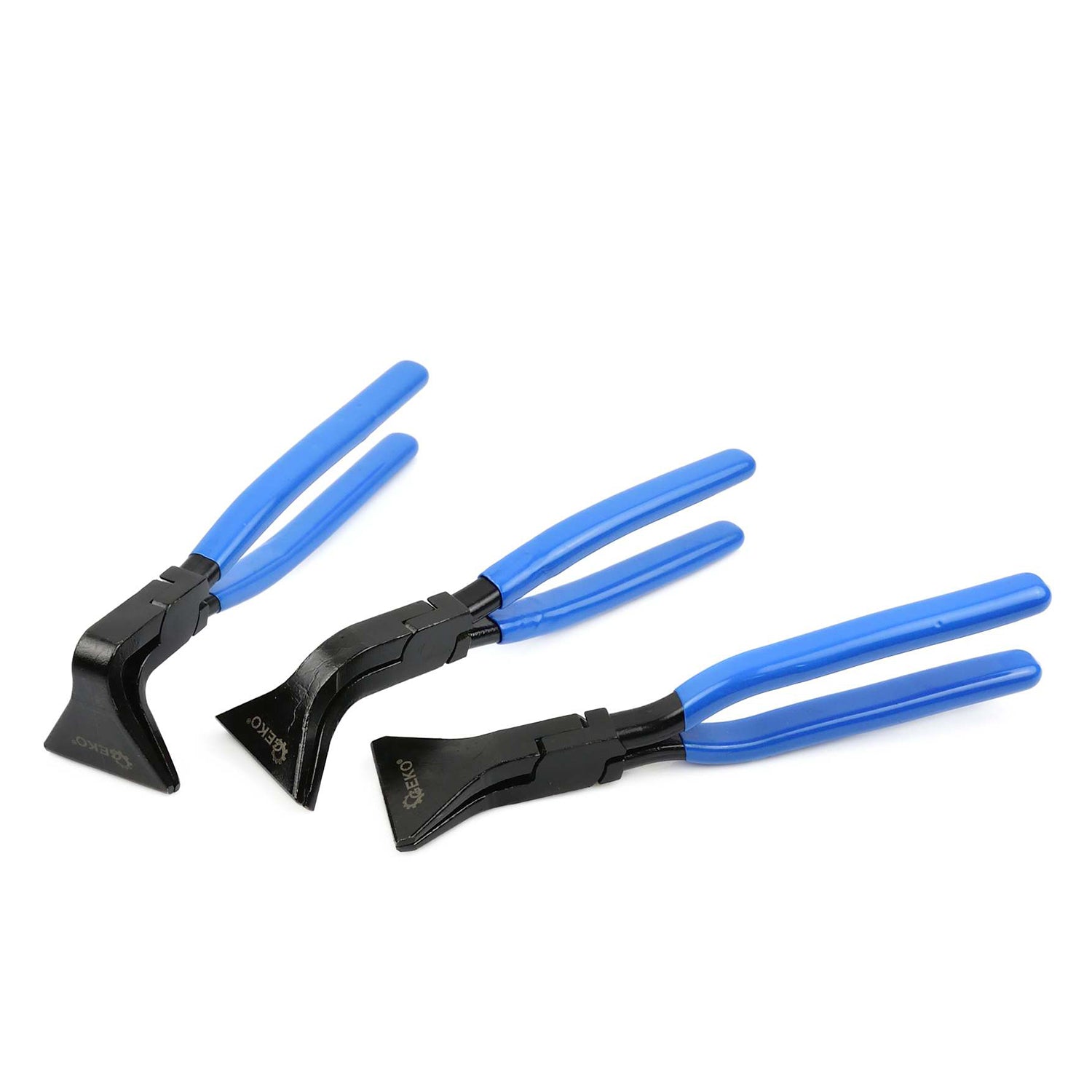 Комплект 3 професионални клещи за сгъване и огъване на ламарина 180°/90°/45° - 60 мм GEKO