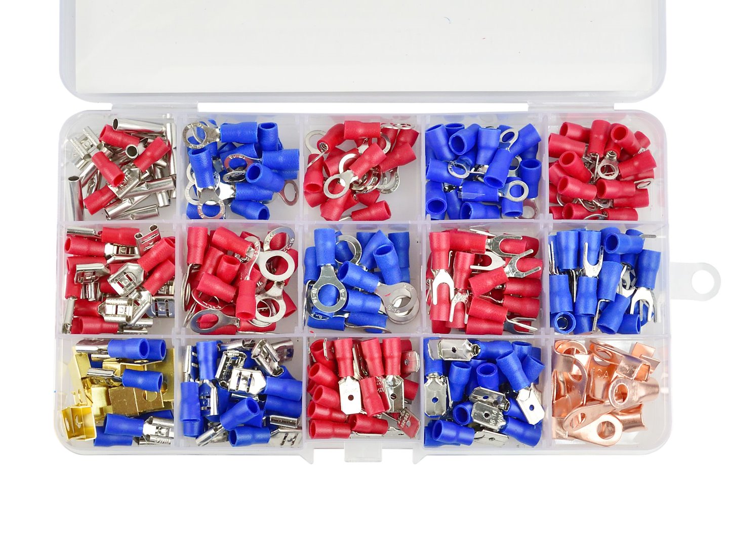 Комплект 300 изолирани автомобилни кабелни съединители - GEKO