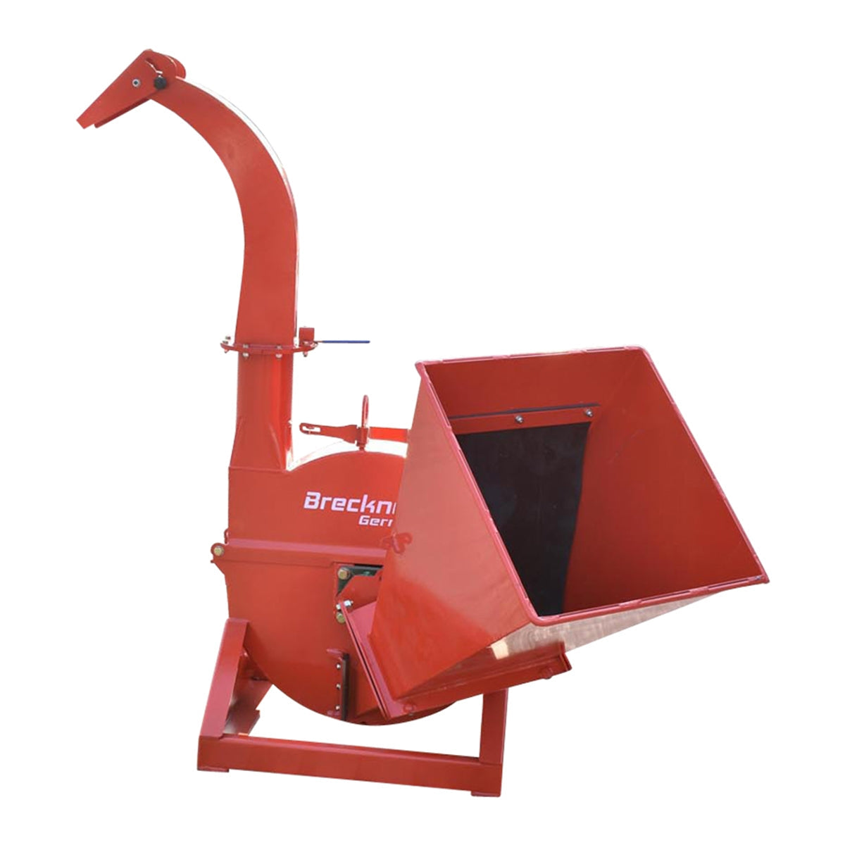 Дробилка за клони със силоотводна предавка на трактора, необходима мощност 18-50СP макс. дебелина 100мм, бункер 400x420x600мм Breckner Germany