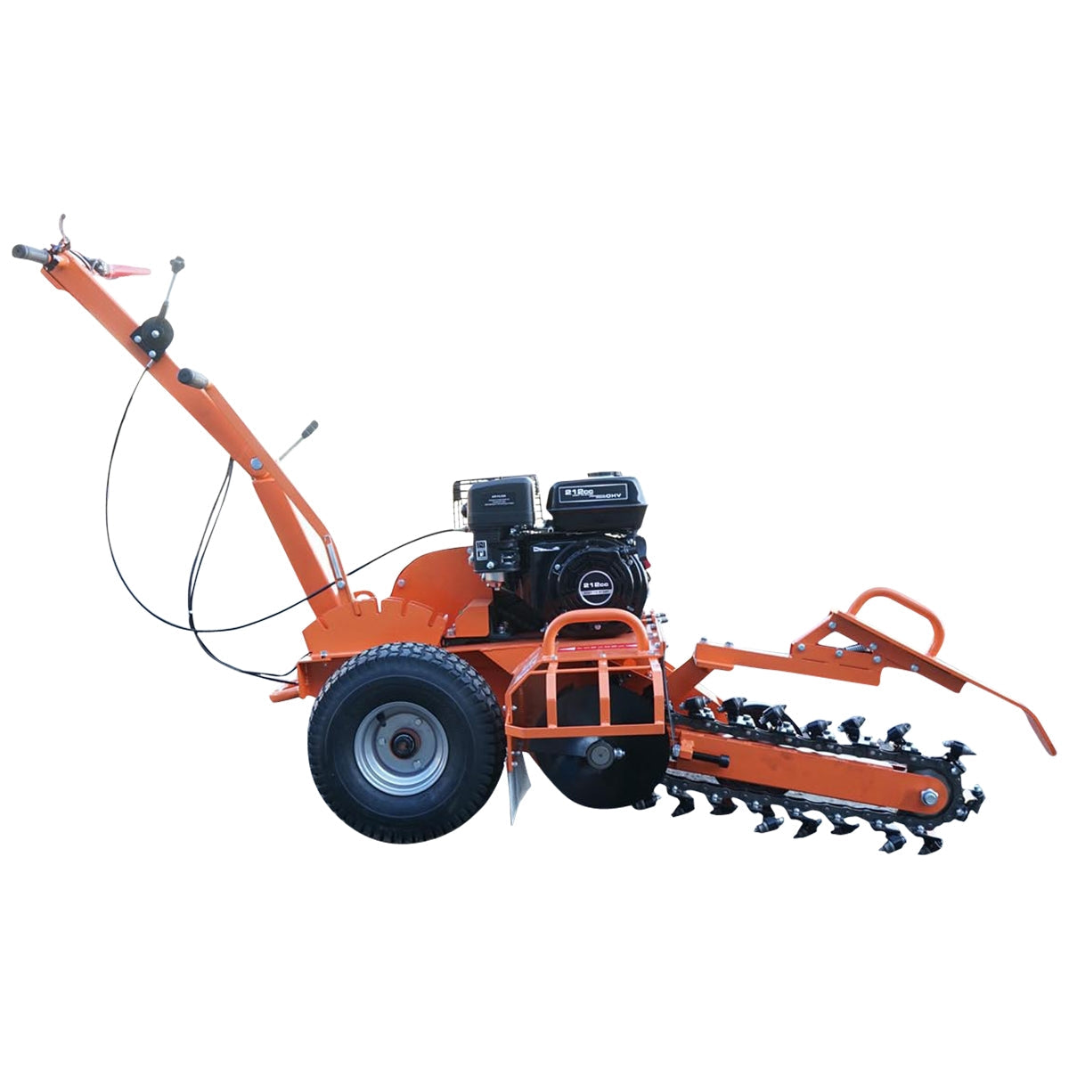 Машина за копаене на канали 7 CP работна ширина 100мм дълбочина 450мм Thor