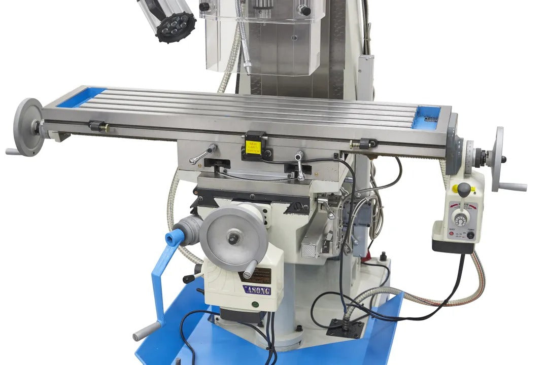 Професионална фрезова и пробивна машина с голяма маса и цифров дисплей BF 60 400V