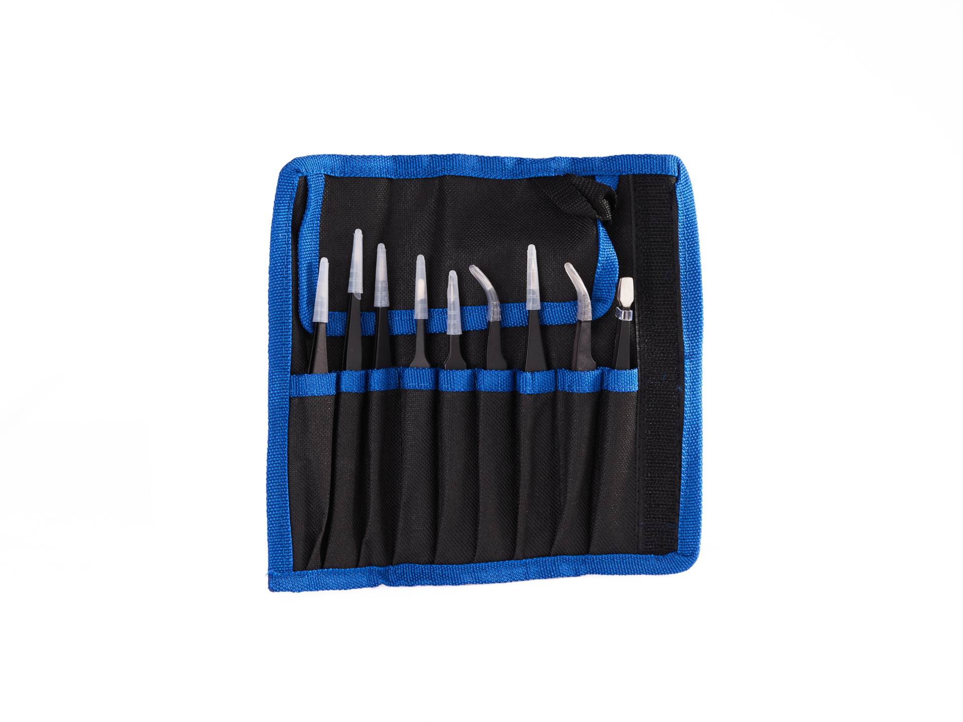 Комплект 9 метални прецизни пинсети